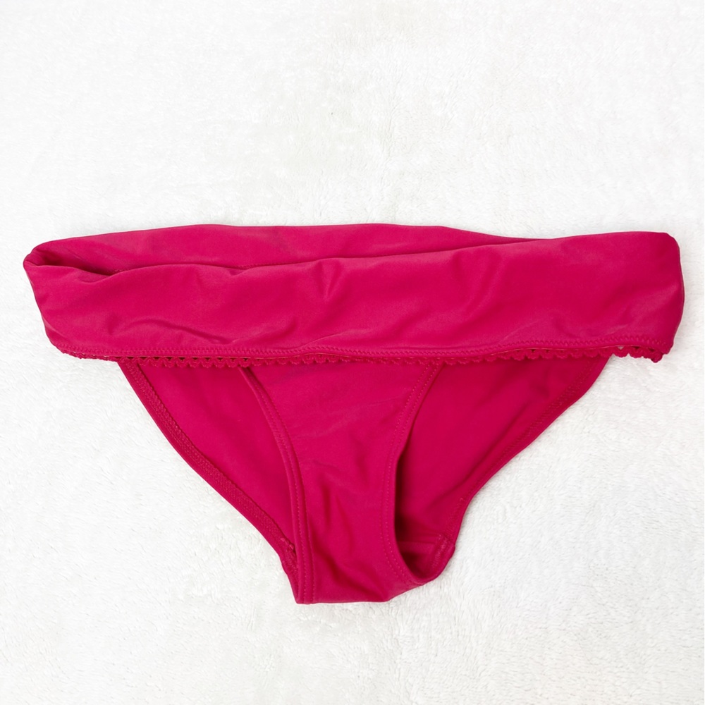 Curvy Kate foldover bikini brief red size XS